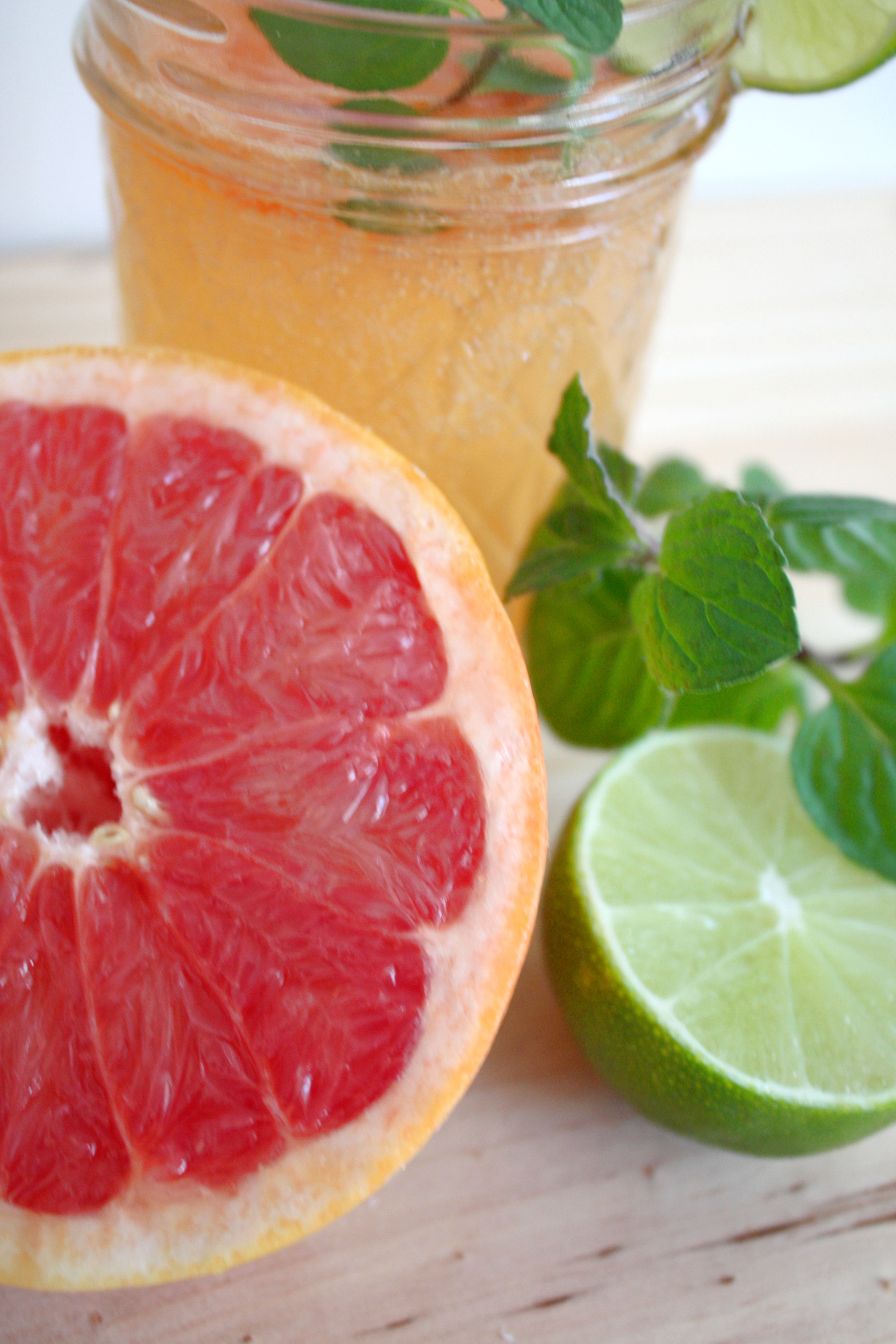Grapefruit Limetten Limonade 4 - Rosy &amp; Grey - DIY Blog &amp; Lettering München