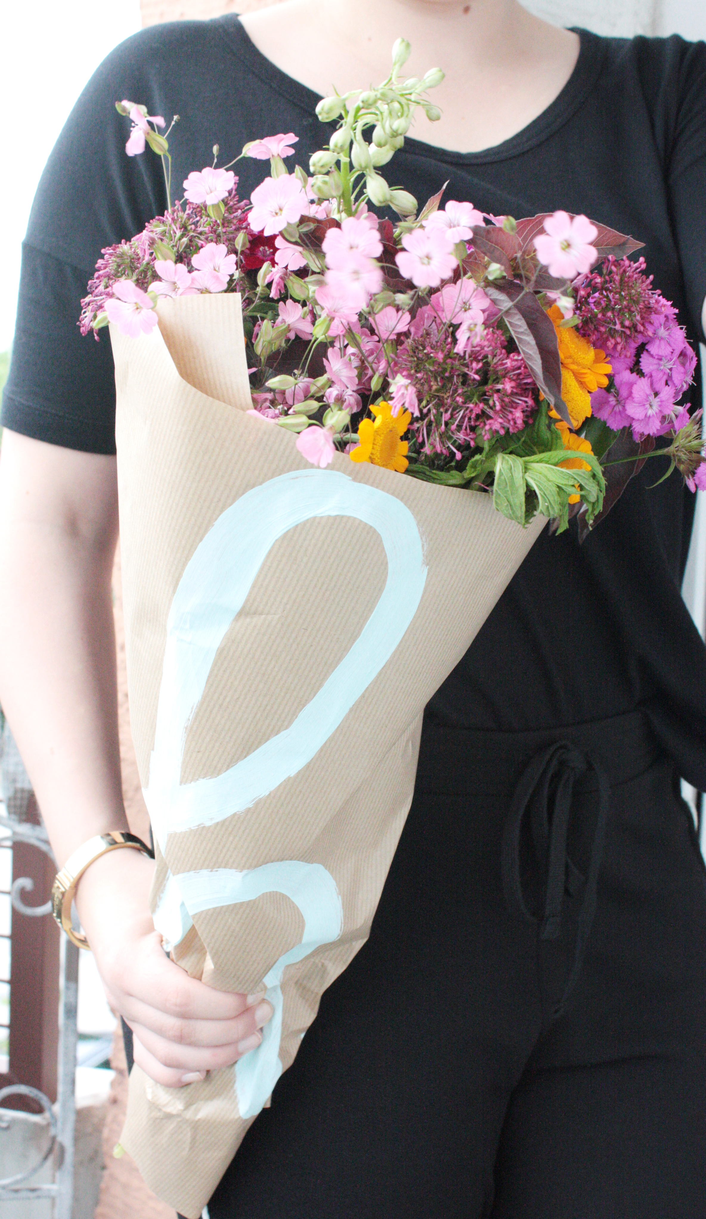 Blumen verschenken und verpacken