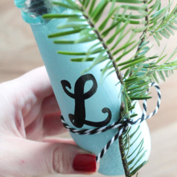 Gutschein Verpacken Flasche