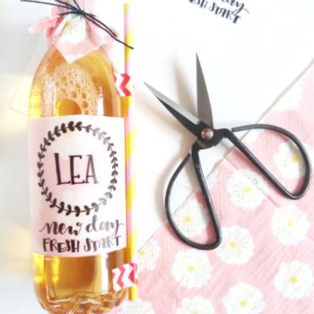 Flasche selbst gestalten DIY Blog basteln selbermachen