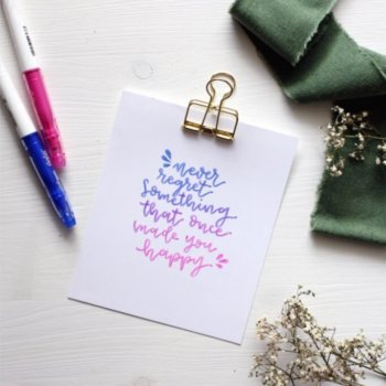 DIY Blog Basteln Lettering lernen Printable Pilotpen