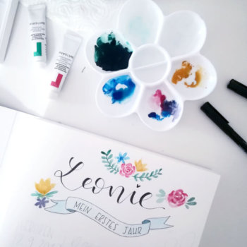 Lettering und Aquarell lernen DIY Blog