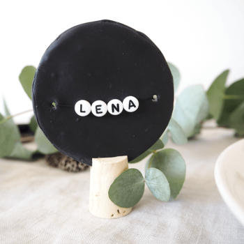Platzkarten aus Fimo für Weihnachten Selbermachen DIY Blog München