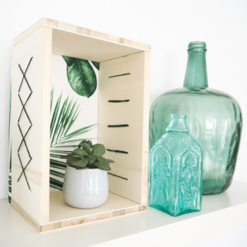 DIY Blog Holzregal selberbauen im Urban Jungle Style