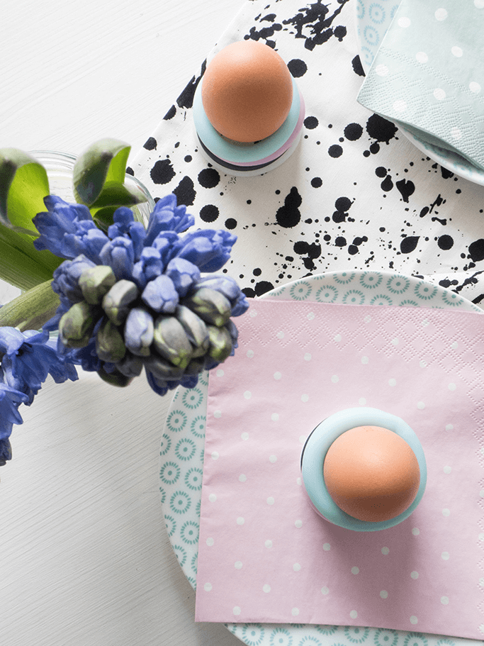 Eierbecher aus Fimo selbermachen DIY Blog München