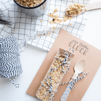 Selbstgemachtes Müsli verpacken und verschenken DIY Blog