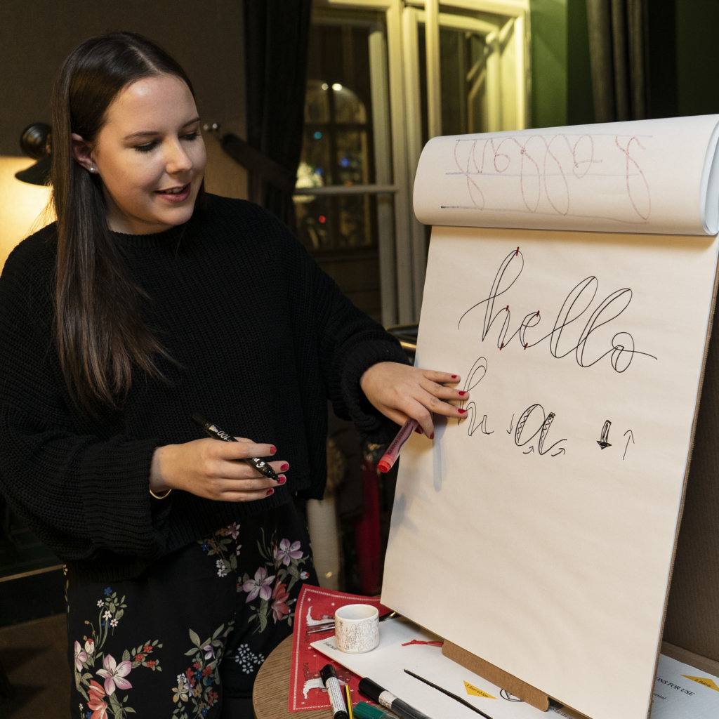 Handlettering Workshop Weihnachten Starbucks