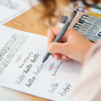 Lettering Material welche Stifte für Anfänger